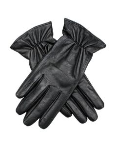 Womens Premium Kangaroo Leather Gloves 100% Wool Lined Winter Warm - Black - Small
