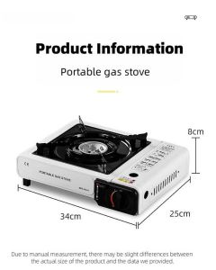 Portable Camping Cartridge Stove White