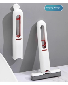 Mini Handheld Sponge Mop – Self-Squeezing, No-Touch Cleaning with 4 Replaceable Heads for Kitchen, Bathroom & Desktop
