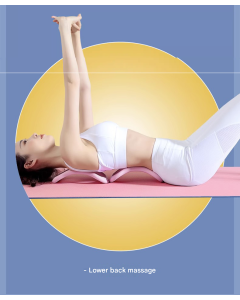 2-piece Soft Version Yoga Ring for Back Opening & Leg Support - TPE Resistance Loop, Ergonomic Arch Design - Multi-Use Fitness Aid for Shoulder Stretch, Spinal Alignment, Thigh Toning & Posture Correction