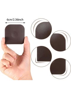 8-Pack Red Nylon Non-Stick Pan Scraper Set with Ergonomic Angled Edges Design – Multipurpose Kitchen Cleaning Scraper for Cast Iron, Bakeware & Cookware