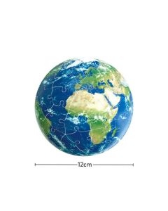3D Globe Puzzle - 60 Piece Spherical Jigsaw , PVC Earth Model for Education and Home Decor