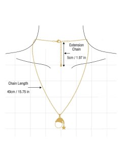 Pearl Santa Hat Star Necklace – Gold Plated Dainty Christmas Pendant Necklace with Faux Pearl & Star Charm, Includes Gift Box, Elegant Holiday Gift Jewelry for Women