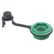 1 set for MK1 MK2 Golf Gearbox Inspection Plug/ Cap 020301129D 02, Plastic material, threaded connection repair, Black Color