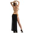 Women's Halloween Cosplay Clothing Sexy Costume Princess Slave Miss Manners Uniform Leia Captive Adult Black - M