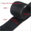 Hook and Loop Strip Tape Sew On Tape,Nylon Fabric Fastener Sticky Fastening Tape for Sewing Fixing Cushions,10pcs