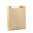 Takeaway Storage Baking Bread Bag Toast Food Packaging Bag Kraft Paper Bag Cowhide - 33X16X11CM