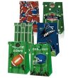 2set Football Touchdown Sports Game Party Candy Gift Kraft Paper Bags Birthday - 2sets-LB135