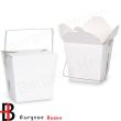 Bulk Packs 20  x 780ML/26oz White Noodle Box With Metal Handle