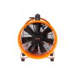 VEVOR Portable Ventilator, 304.8mm/12inch Heavy Duty Cylinder Fan with 10m Duct Hose, 367W Strong Shop Exhaust Blower 2574CFM, Industrial Utility Blower for Sucking Dust, Smoke, Smoke Home/Workplace
