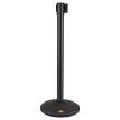 VEVOR Crowd Control Stanchions, 6-Pack Crowd Control Barriers with 3PCS 6.5FT Black Retractable Belts, Plastic Stanchion Queue Post, Belt Barriers Line Divider Stanchion Set for Airport, Exhibition