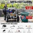 Giantz Petrol High Pressure Washer 3000PSI 7HP 4 Stroke Cleaner Commercial Blue