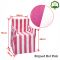 Rans Alfresco 100% Cotton Director Chair Cover - Striped Hot Pink