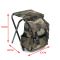 Camo Foldable Backpack Stool for Outdoor Camping, Fishing, and Hiking