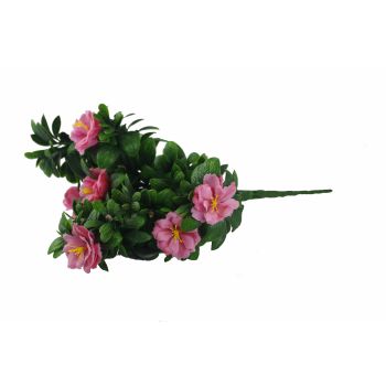 Pink Rose Bunch UV 45cm