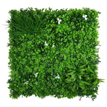 White Oasis Vertical Garden / Green Wall UV Resistant 1m x 1m