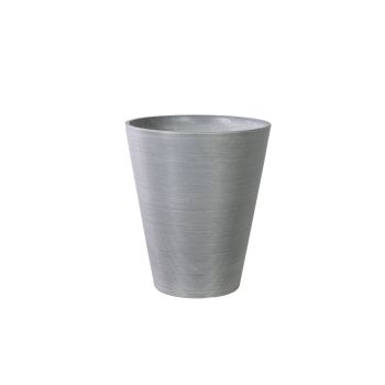 Decorative Textured Round Grey Planter 47cm