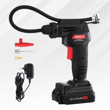 Giantz Cordless Tyre Inflator Portable Air Compressor Pump 20V 120PSI Digital LED
