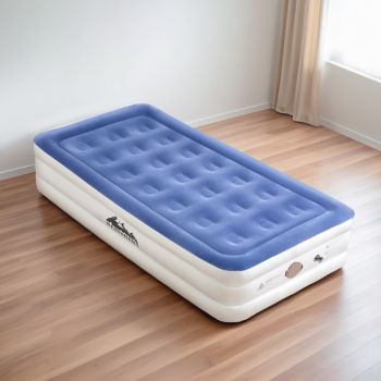 Weisshorn Air Mattress Single Inflatable Bed 46cm Cube Airbed 