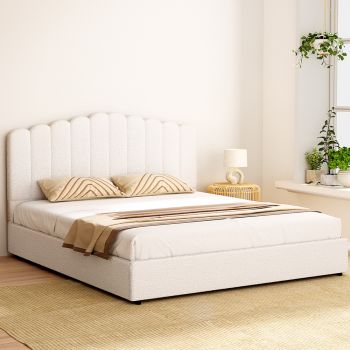 Artiss Bed Frame King Size Boucle FION