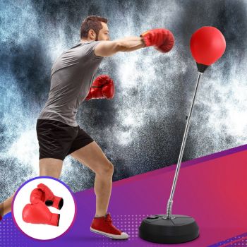 Everfit Adult Punching Bag Stand 150cm Adjustable Freestanding with Gloves and Pump