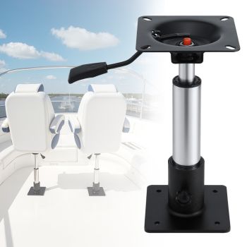 Seamanship Boat Seat Pedestal 34 - 46cm Adjustable Gas Lift 360 Degrees Swivel