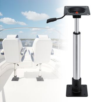 Seamanship Boat Seat Pedestal 55 - 75cm Adjustable Gas Lift 360 Degrees Swivel