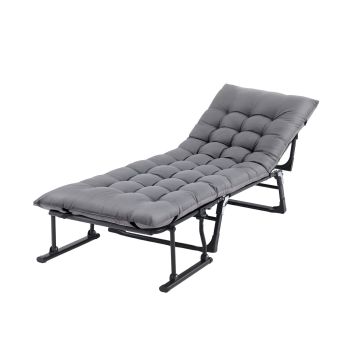 Gardeon 3-in-1 Sun Lounger Folding Camping Chair Adjustable Recliner Patio Furniture for Office Nap, Poolside