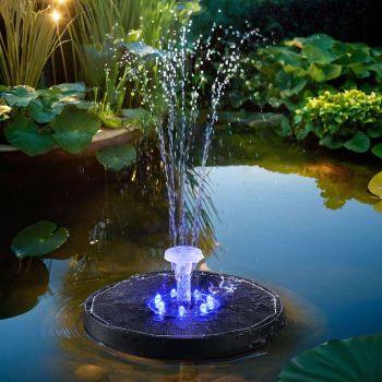 Gardeon Floating Solar Pond Water Fountain Pump Outdoor Fountains LED Light