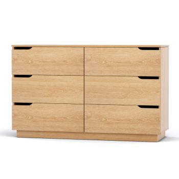 Artiss 6 Chest of Drawers Dresser Table Pine