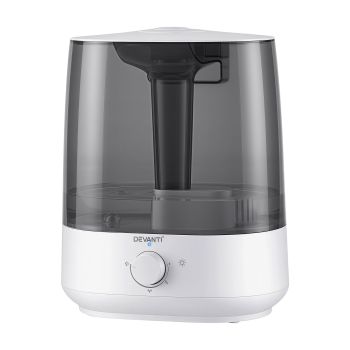 Devanti Ultrasonic Humidifier Aroma Diffuser Top Fill Quiet Bedroom 6L 