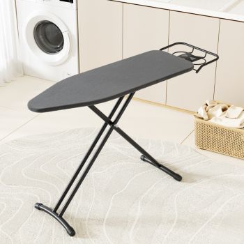 Artiss Ironing Board Foldable Iron Rest Black 