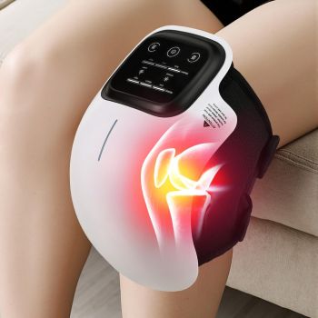 Livemor Knee Massager Vibration Infrared Heating Therapy Machine Elbow