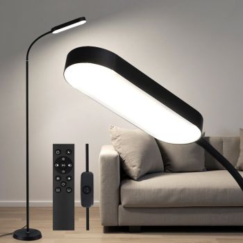 Artiss LED Floor Lamp with Remote Control & 4 Color Temperature Reading Living Room Bedroom Office