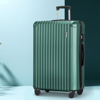 Wanderlite 28'' Luggage Travel Suitcase Set TSA Carry On Hard Case Green