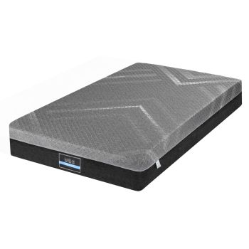 Giselle King Single Mattress 26cm Firm Pocket Spring Dual Edge Support Dark Grey
