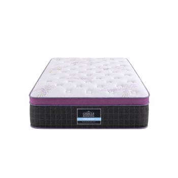 Giselle King Single Euro Top Mattress Firm Pocket Spring Edge Support