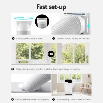 Devanti Portable Air Conditioner Dehumidifier Fan 12000BTU