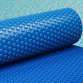 Aqua Buddy Pool Cover 600 Micron Bubble Heat Solar Blanket Shed Blue 9.5x5m