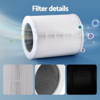 Devanti Air Purifier 4 Stage HEPA w/Replacement Filter