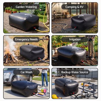 Weisshorn 1000L Water Bladder Bag Portable Large Storage Tank Container Camping Outdoor