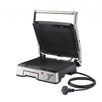 Devanti 2000W 3-in-1 Panini Press Grill Sandwich Maker 180° Open 4 Slice