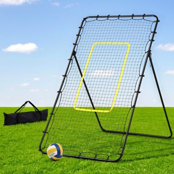 Everfit 7ft 2.1M Volleyball Net Football Baseball Goal Netting with Frame Angle Adjustable Rebounder