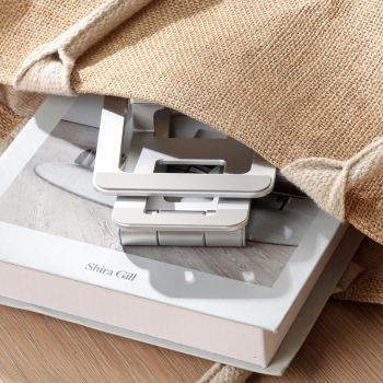 Urbanoki Portable Phone Tablet Stand Dual Folding Desk Travel Cradle Dock