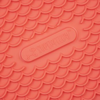 Marley Slowappy Reversible Lick Mat - Warm Ocean Red