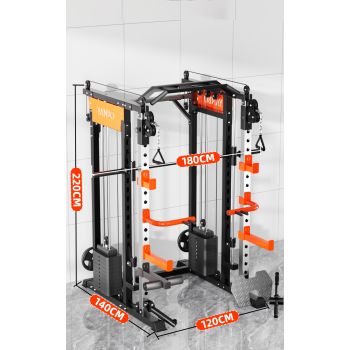 SmartFit M1 Max 130kg Pin Loaded Multi Functional Training Smith Machine Home Gym Power Rack Machine package