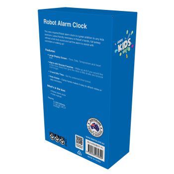 Laser Kids Robot Alarm Clock - Yellow