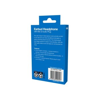 Laser Earbud Headphone with Mic - Tornado