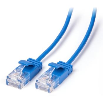 Ultra Slim Cat6 Network Cable Blue 1M