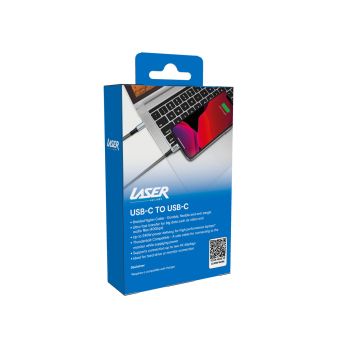 Laser 240W USB-C to USB-C Braided Cable 1M